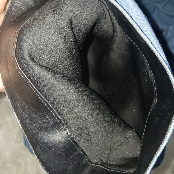 Forever 21 Women pointed toe Denim knee high stiletto boots - Picture 13 of 16